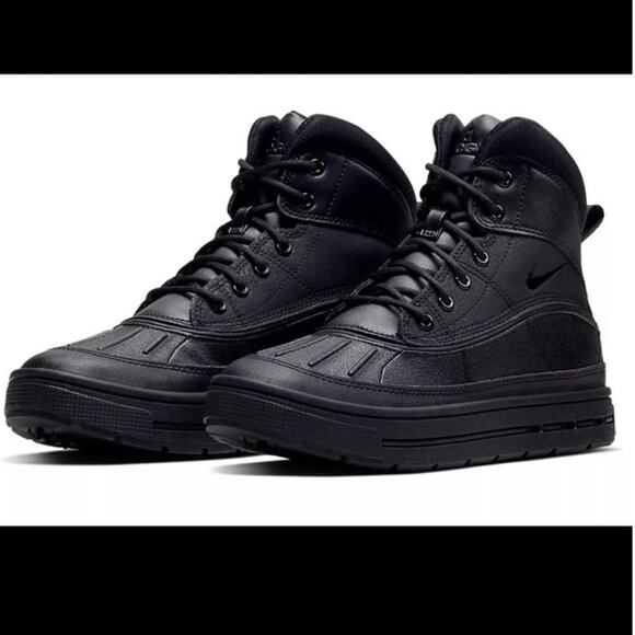 Big Kid's Nike Woodside 2 High Black/Black-Black (524872 004) Size 6c - Picture 14 of 15